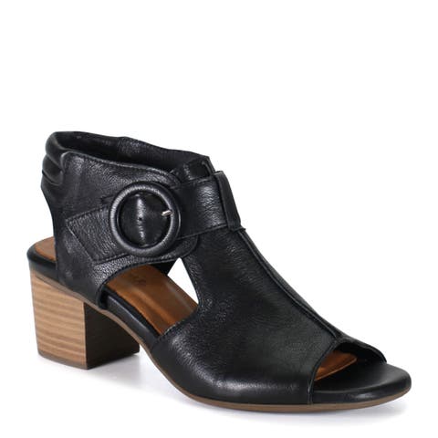 CORA LINE Leather Dressy Heeled Sandal