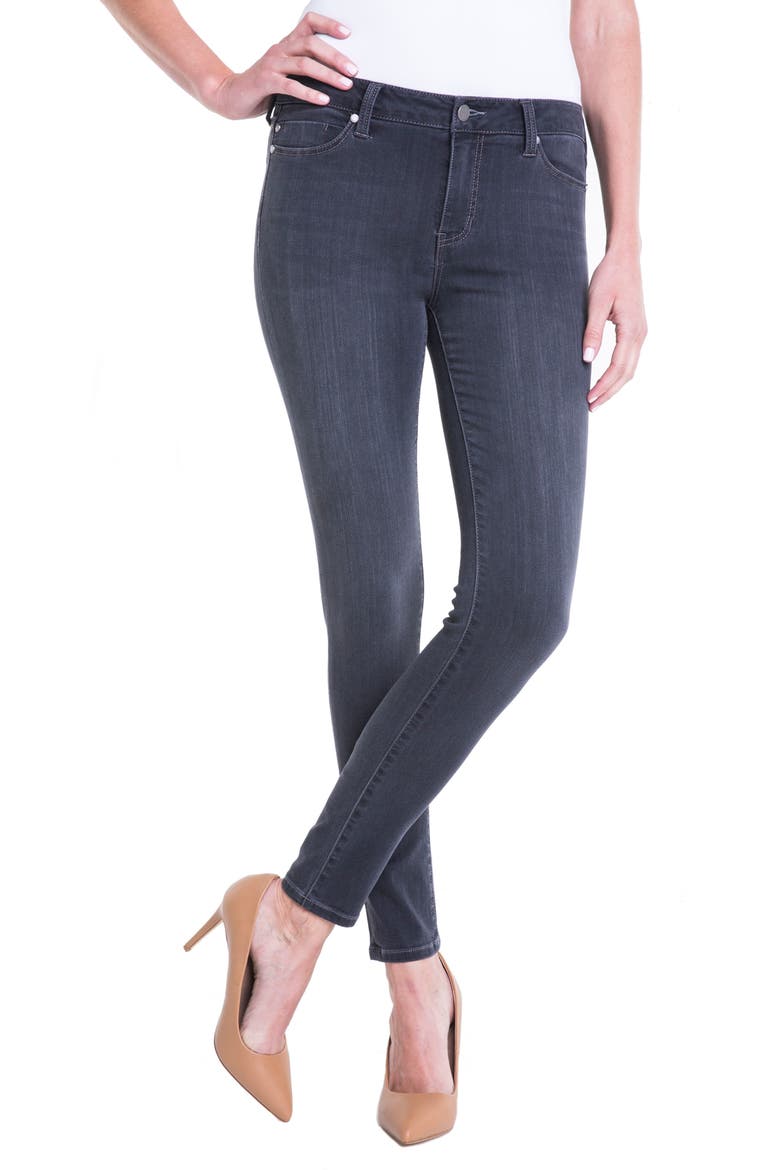 Abby Skinny Jeans, Alternate, color, METEORITE