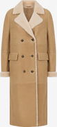 Mine Bilgi Symphony Merino Shearling Double-Breasted Long Coat
