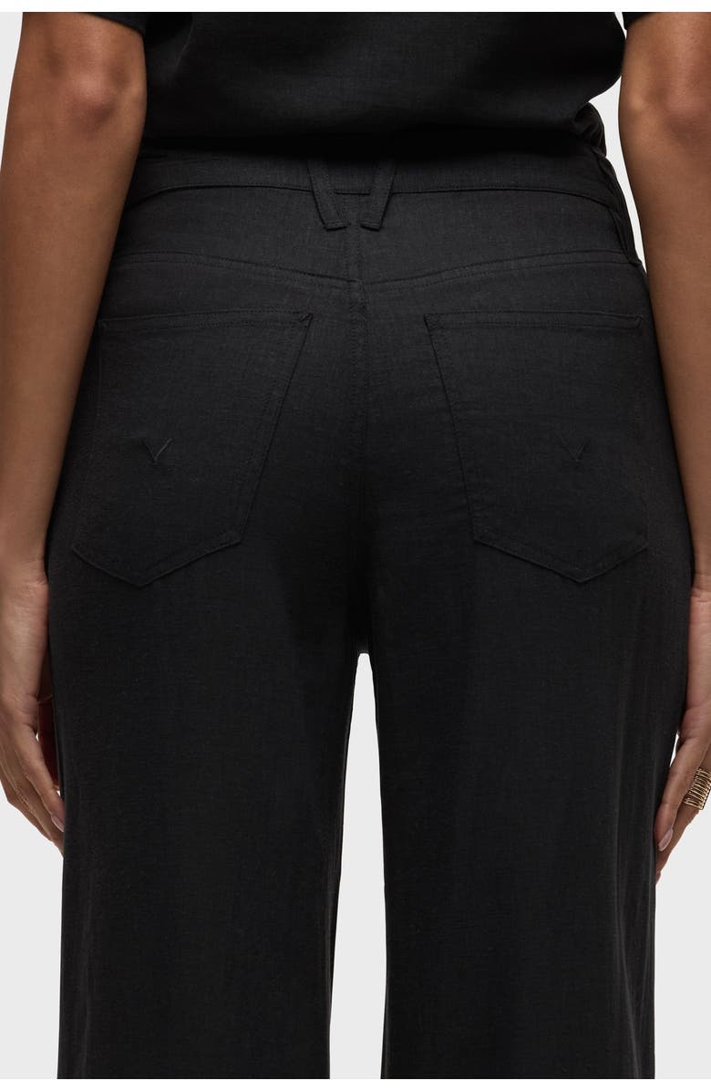 Hudson Jeans jodie loose fit wide leg, Alternate, color, Black