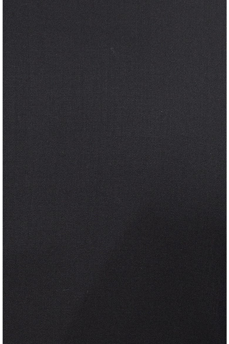 Armani Collezioni 'Giorgio' Trim Fit Notch Lapel Tuxedo, Alternate, color, SOLID BLACK