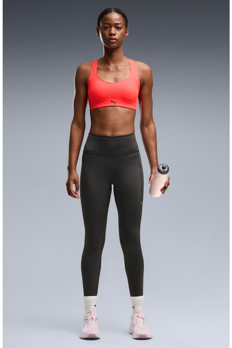 PwrMode Low Impact Sports Bra, Alternate, color, ULTRA RED