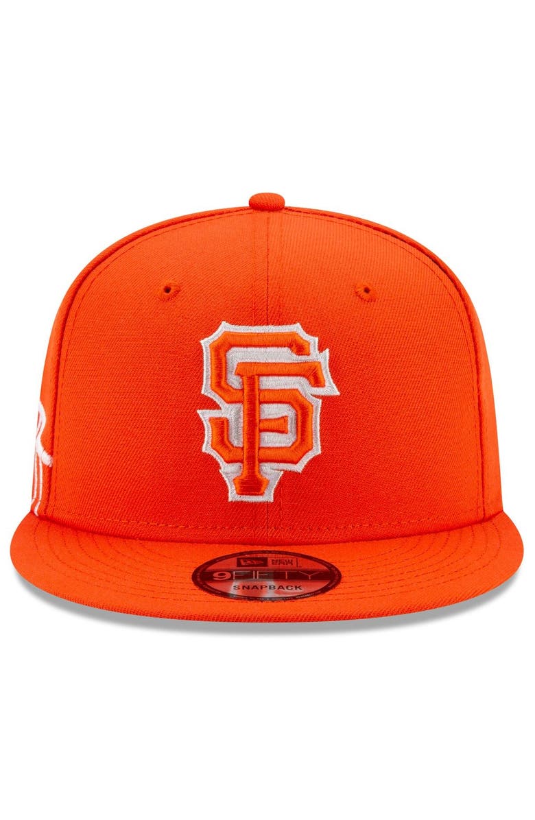 New Era Men's New Era Orange San Francisco Giants 2021 City Connect 9FIFTY Snapback Adjustable Hat, Alternate, color,