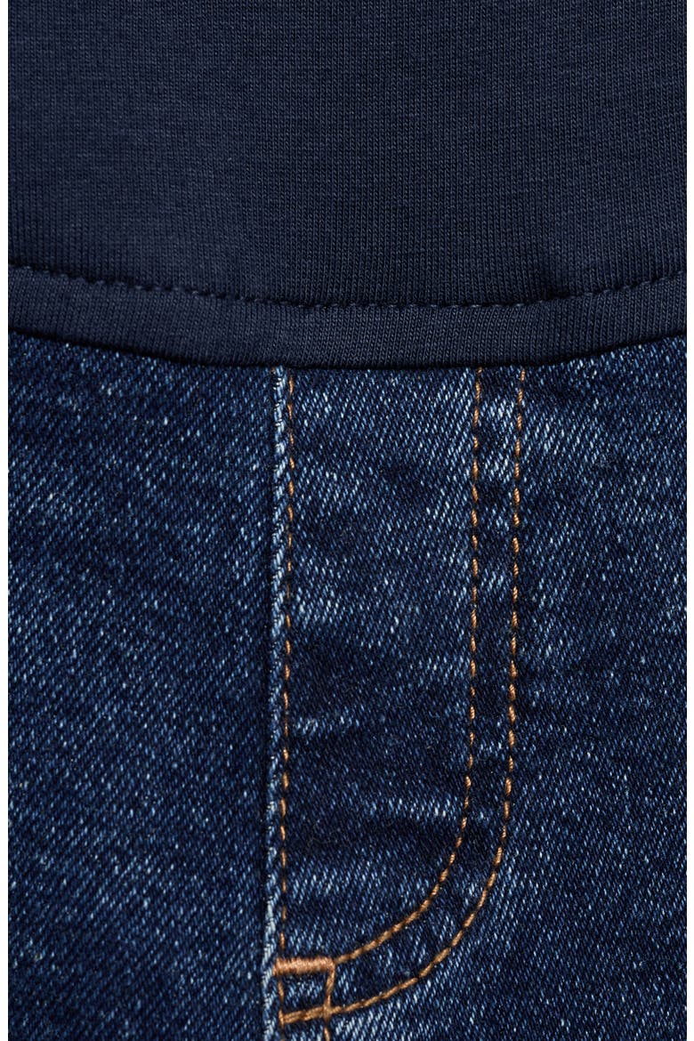 Flare Maternity Jeans, Alternate, color, DARK BLUE