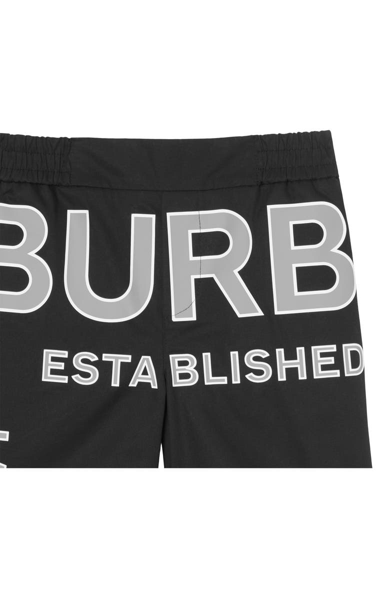 Burberry Kids' Zion Mixed Media Shorts, Alternate, color,