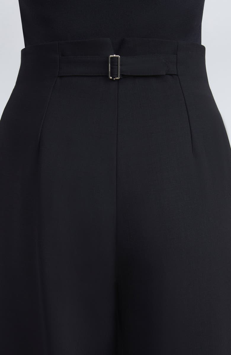 Lafayette 148 New York Thames High Waist Wide Leg Stretch Wool Pants, Alternate, color, 