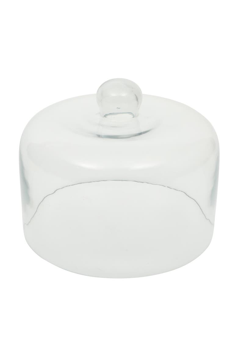 Ridgehaven 2-Piece Cake Stand with Glass Lid, Alternate, color, White