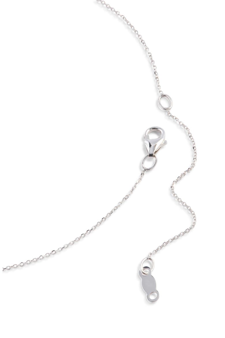 Diamond & Freshwater Pearl Pendant Necklace, Alternate, color, WHITE- 14K WHITE GOLD