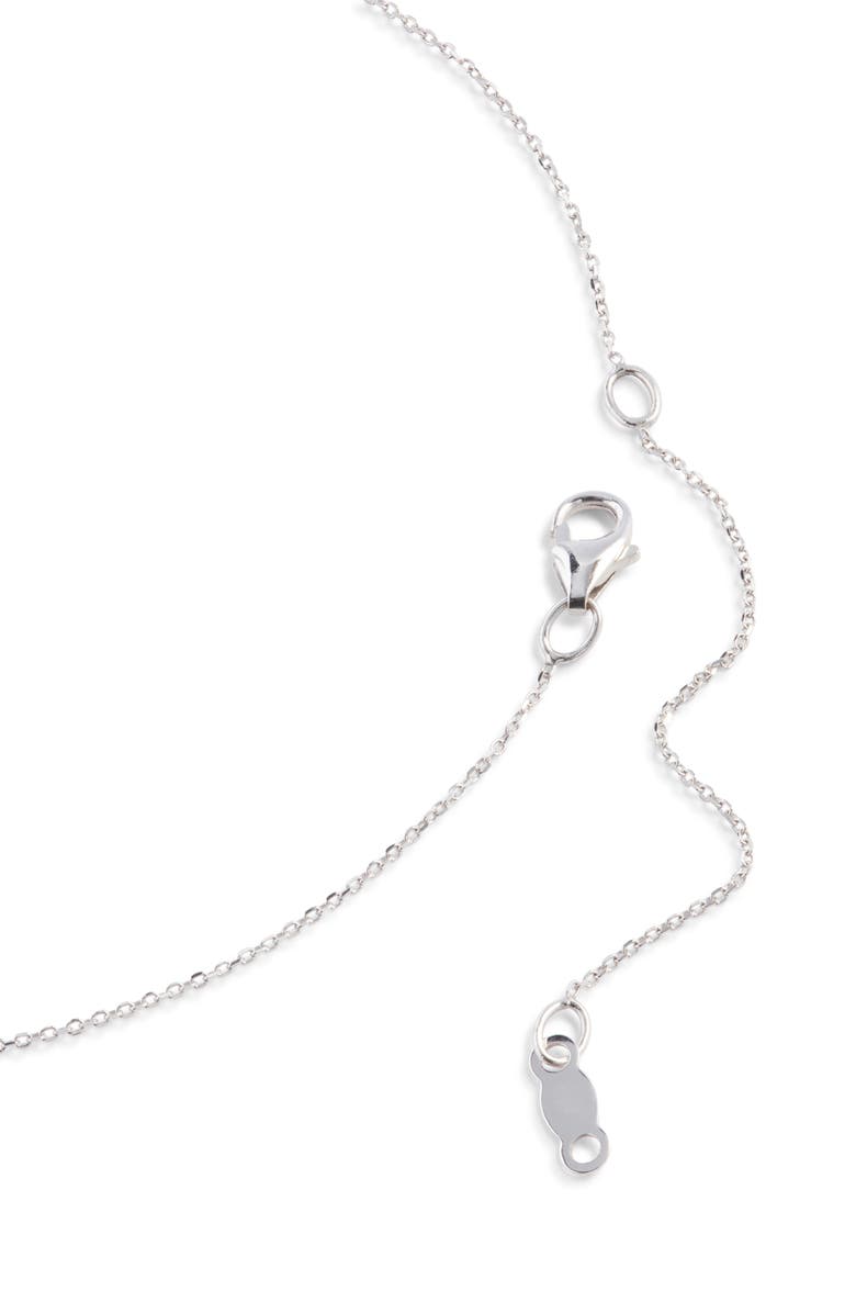 Nordstrom Diamond & Freshwater Pearl Pendant Necklace, Alternate, color, White- 14K White Gold