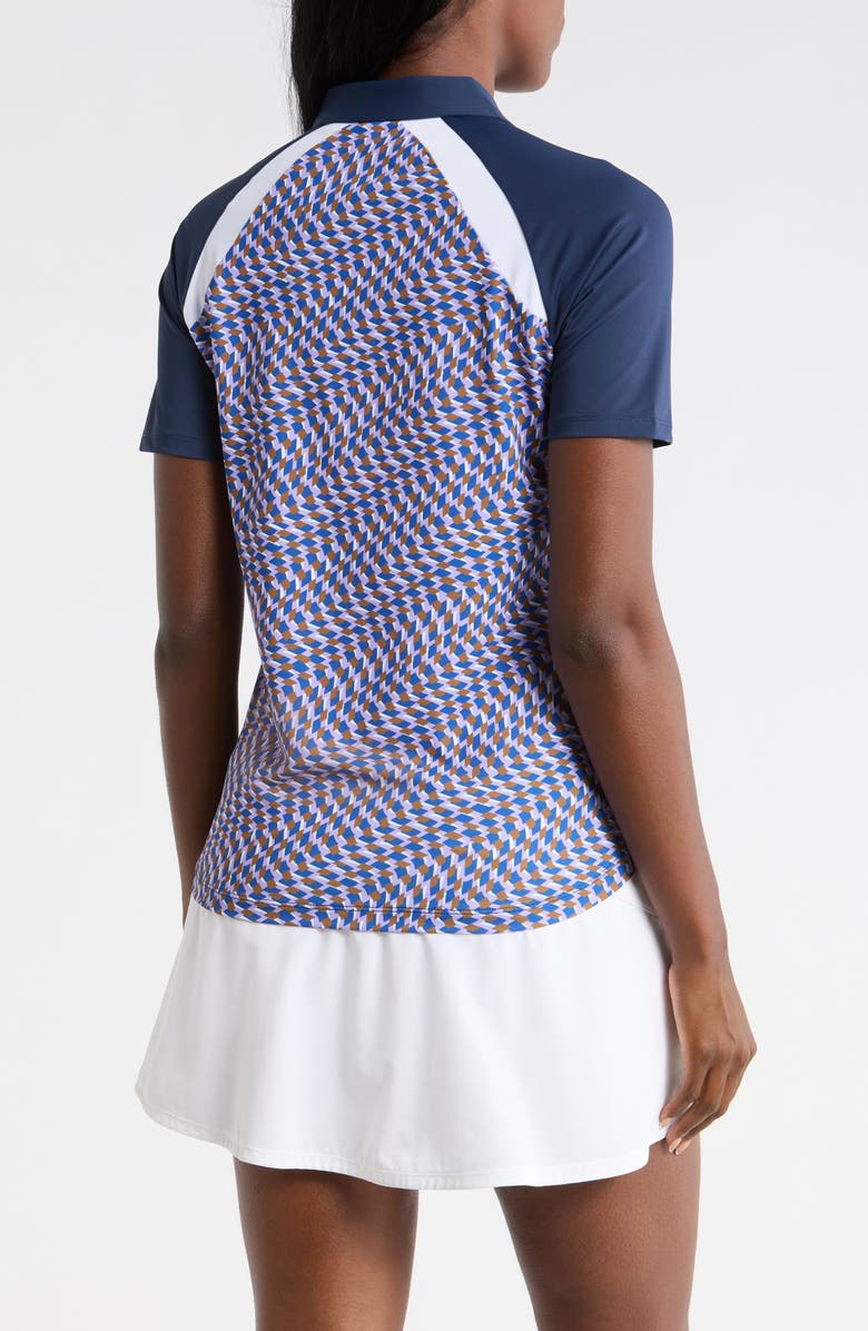 ORIGINAL PENGUIN GOLF Tipped Quarter Zip Knit Polo, Alternate, color, 