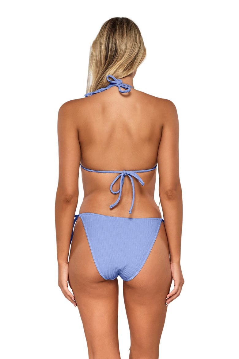 Taryn Tie Side Bikini Swim Bottoms, Alternate, color, Hydrangea