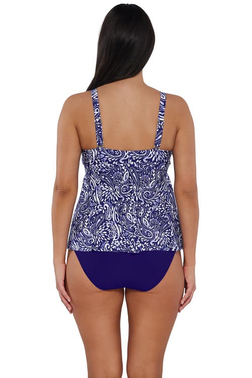 Sunsets Escape Marin Tankini Swimsuit Top In Marina