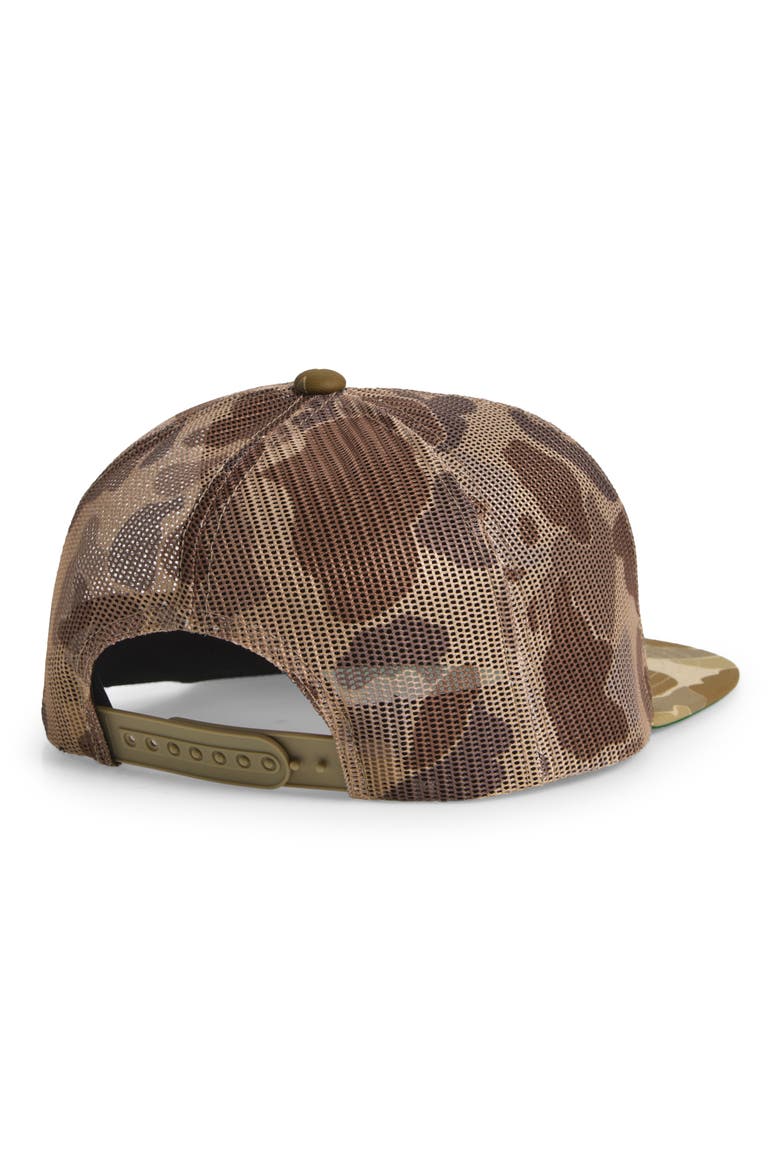 Graphic Logo Trucker Hat, Alternate, color, CAMO DUCK DESERT