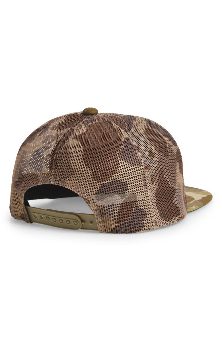 Carhartt Work In Progress Graphic Logo Trucker Hat, Alternate, color, Camo Duck Desert