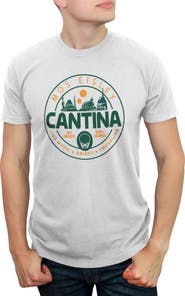 Star Wars Men's Star Wars Mos Eisley Cantina Badge Graphic T-Shirt