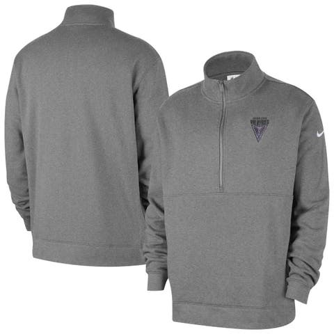 Men's Nike  Heather Gray Golden State Valkyries React Club Half-Zip Pullover