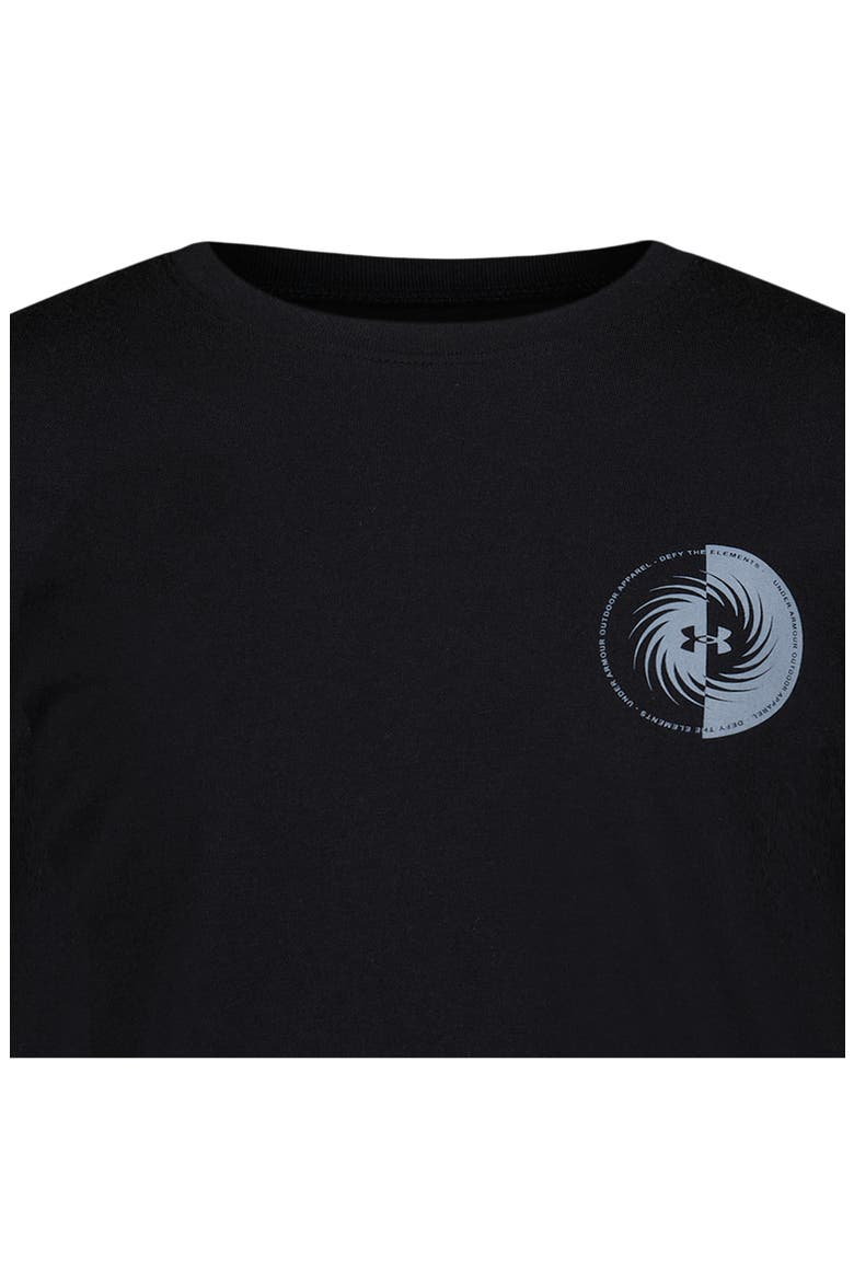 Kids' Buffalo Graphic Long Sleeve T-Shirt, Alternate, color, BLACK