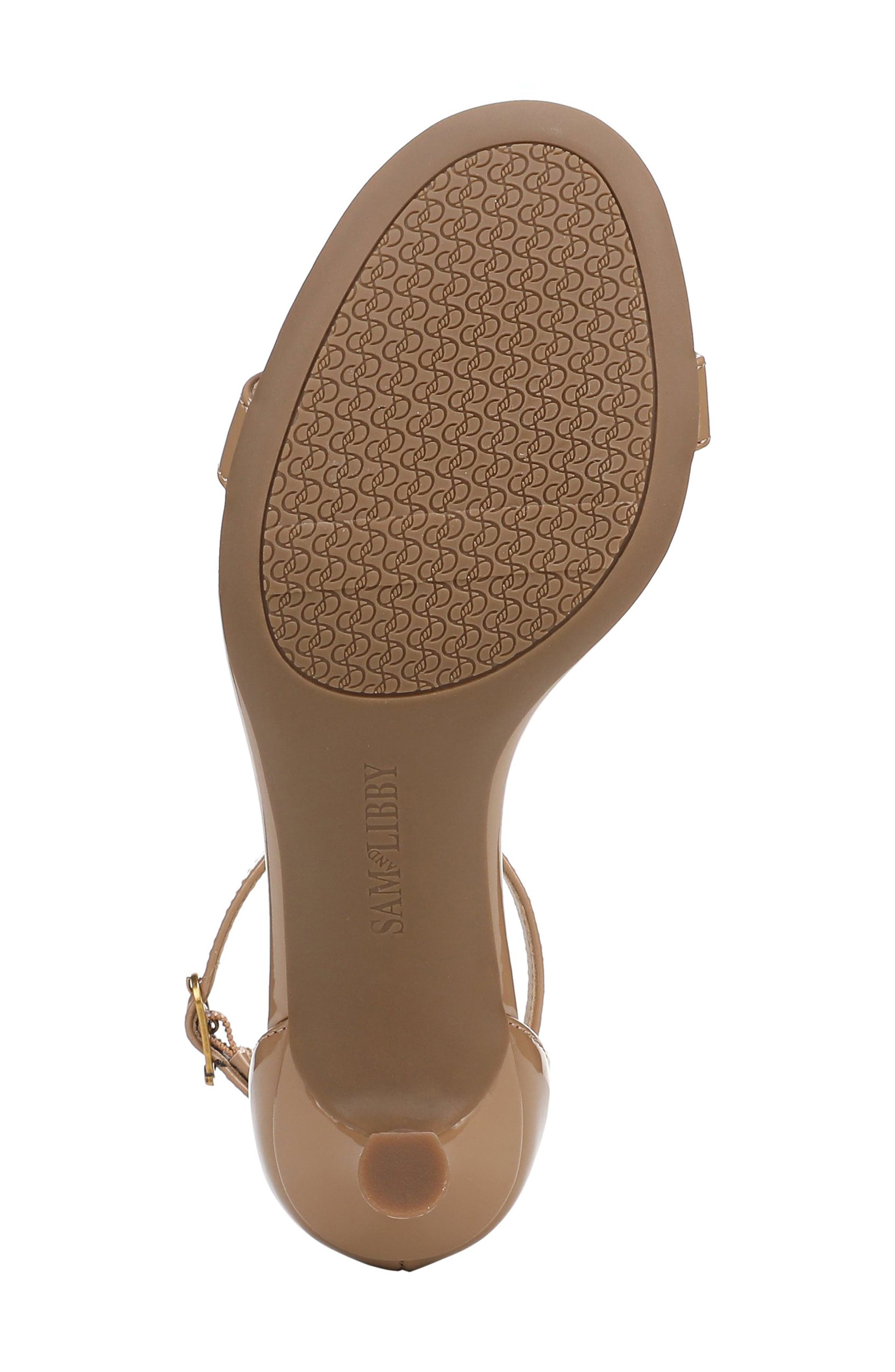 Jasmina Faux Leather Ankle Strap Sandal, Alternate, color, CYRPUS TAN