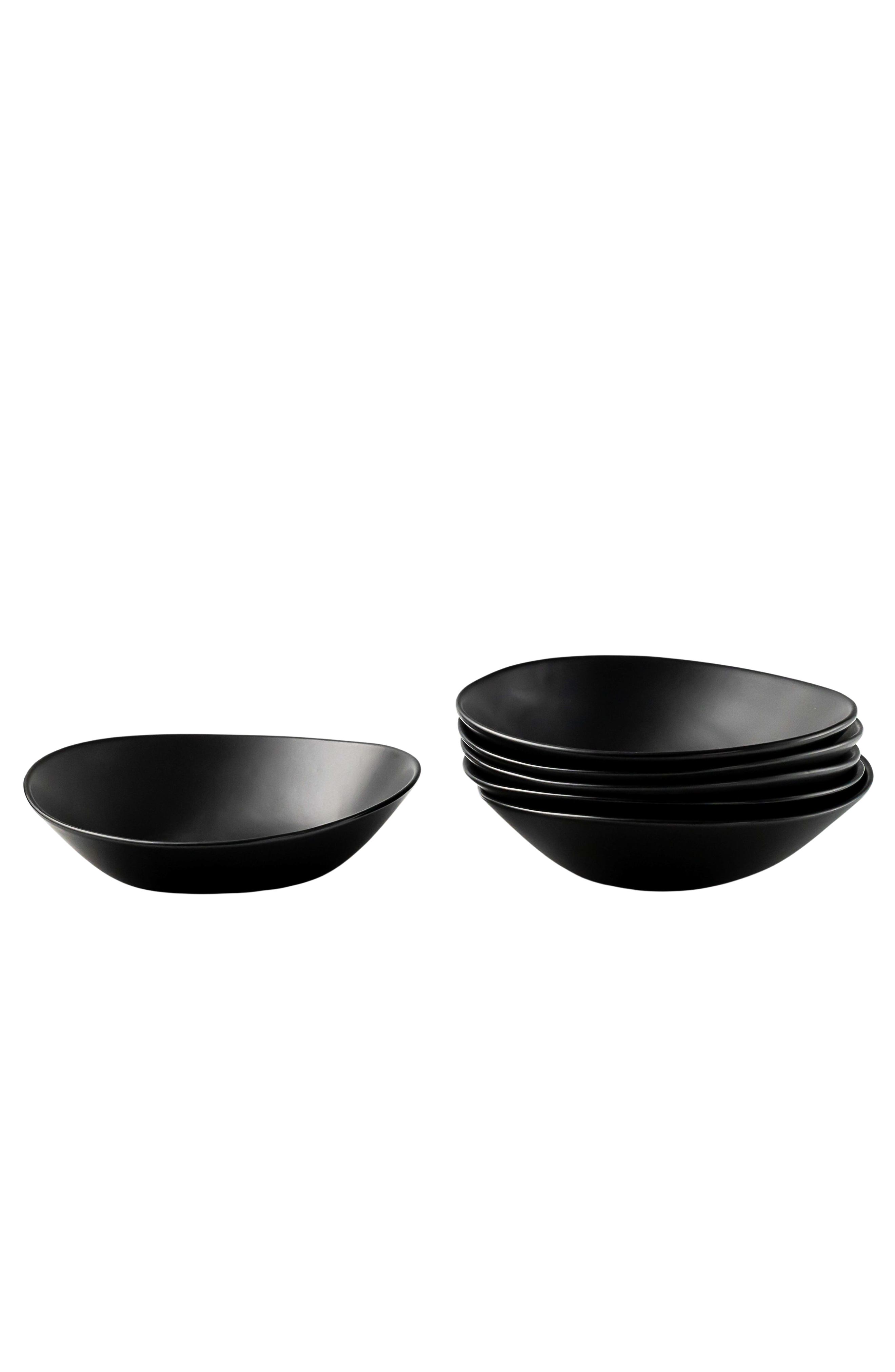 Matte Black / Set of 4