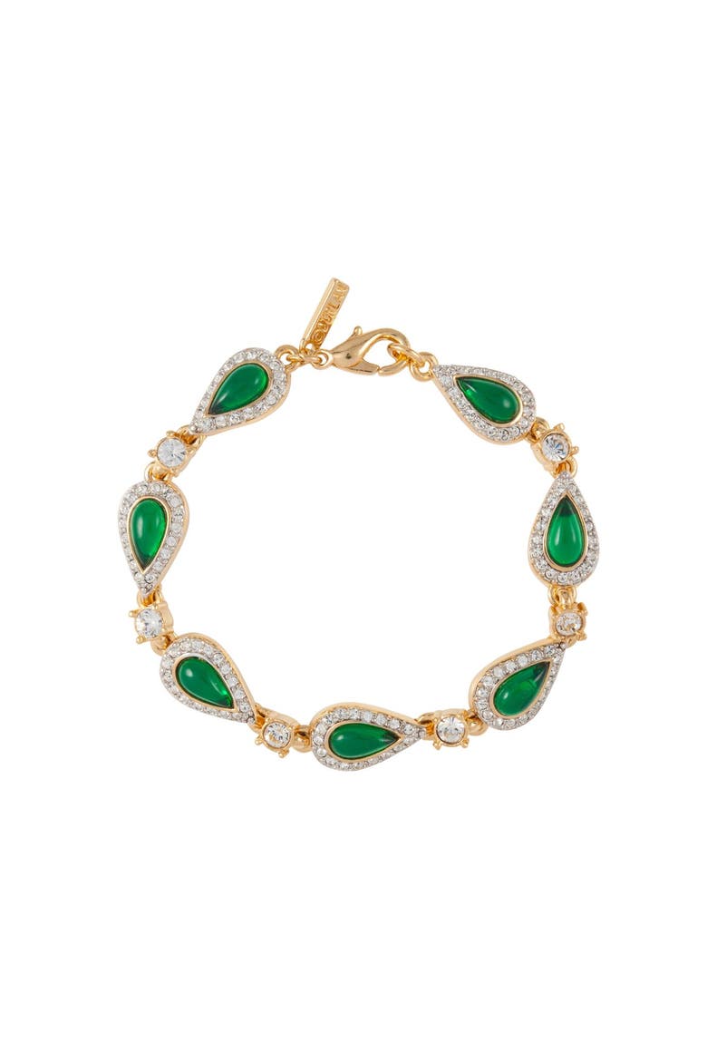 1980s Vintage D'Orlan Faux Emerald Set, Alternate, color, Faux Emerald