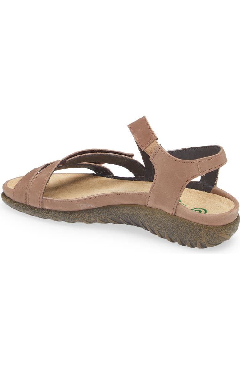Naot Whetu Water Repellent Sandal, Alternate, color, Oily Bark Nubuck