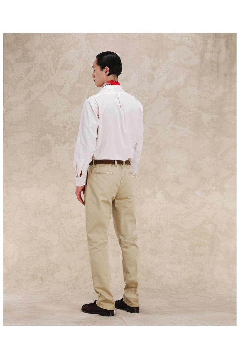 King Corduroy Button Down Shirt, Alternate, color, OFF WHITE