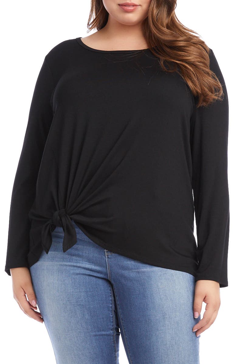 Karen Kane Tie Front Top, Main, color,