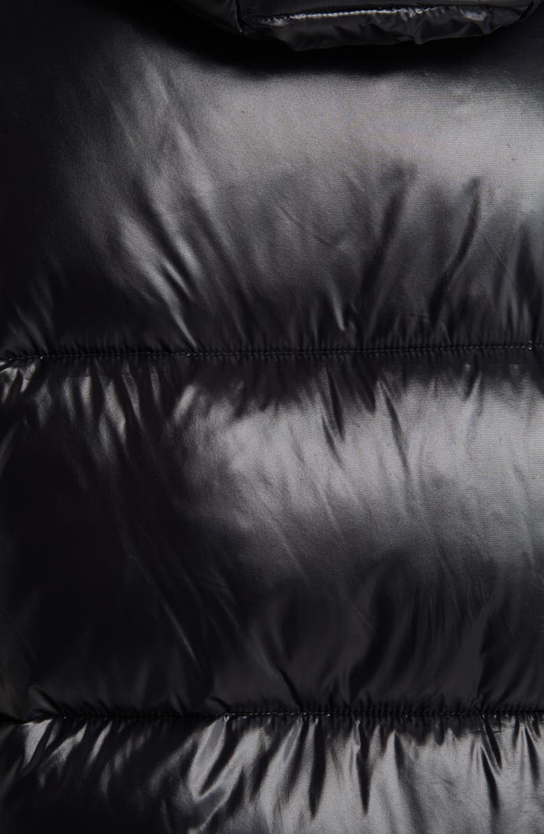 Save The Duck Iria Quilted Nylon Hooded Longline Vest, Alternate, color, 