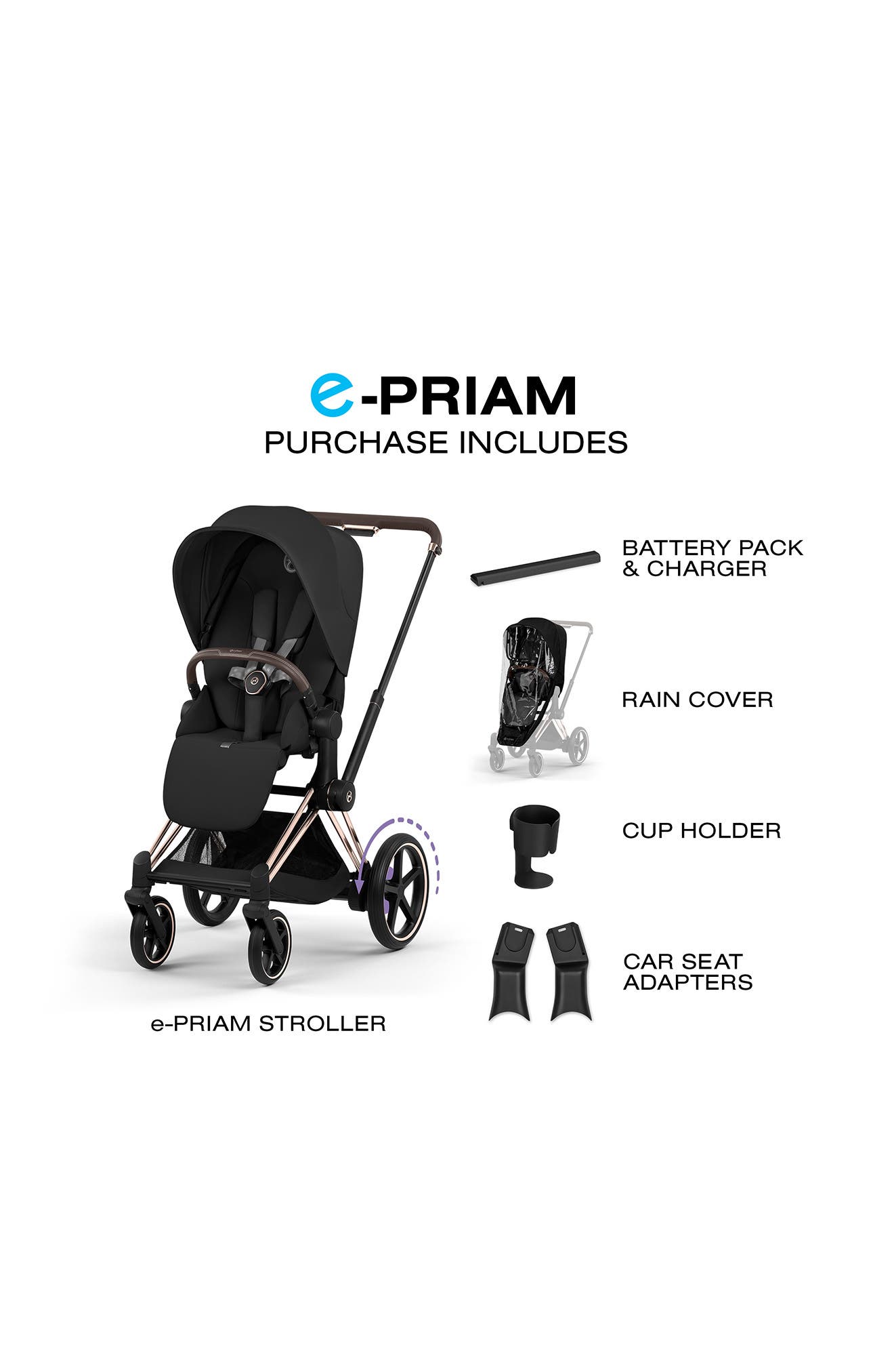 e-Priam Electronic Smart Stroller – Platinum Collection | Nordstrom