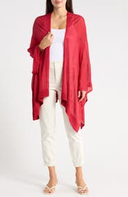 Vince Camuto Lightweight Open Knit Topper
