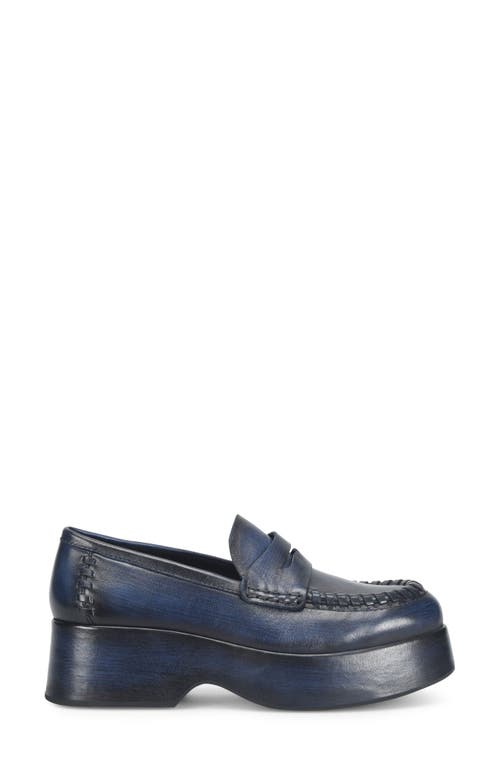 Kork-ease ® Pixie Platform Penny Loafer In Black