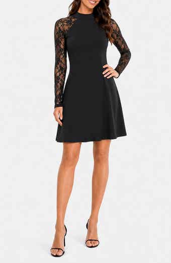 Lace Sleeve Minidress