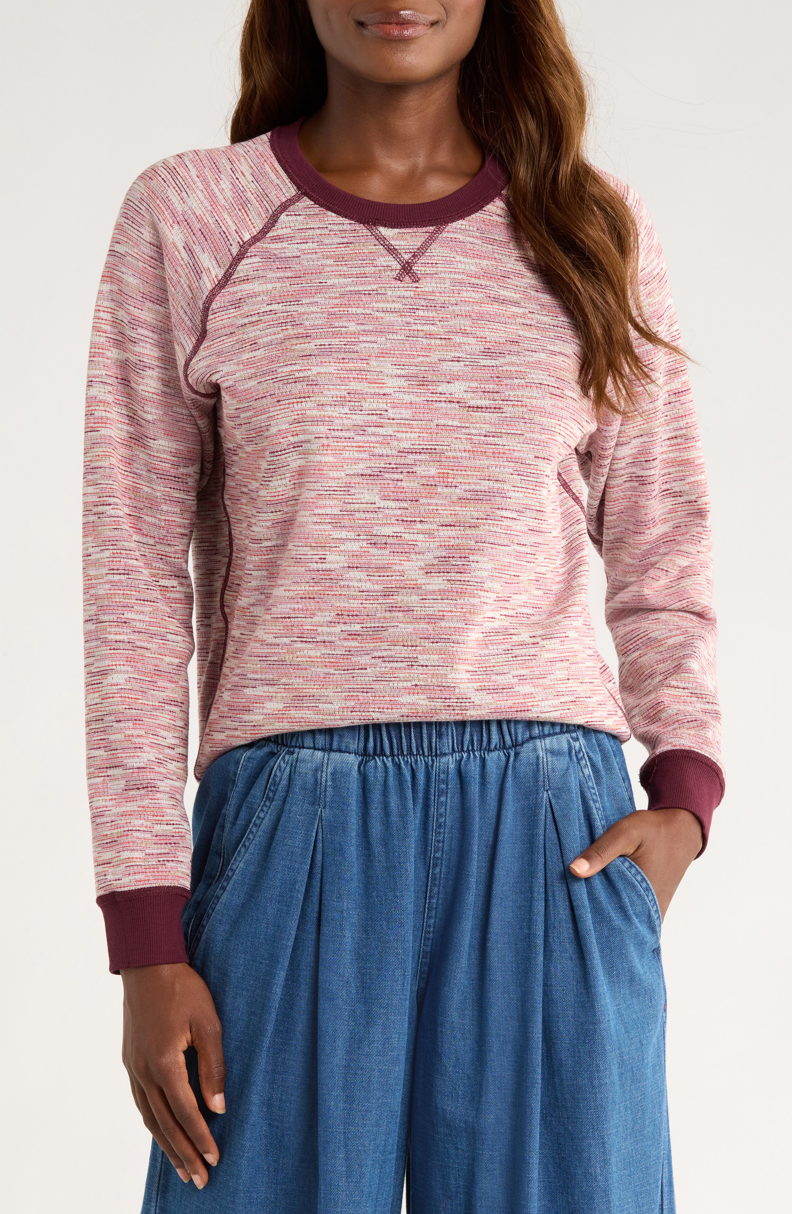 Reversible Raglan Sleeve Top - image 2