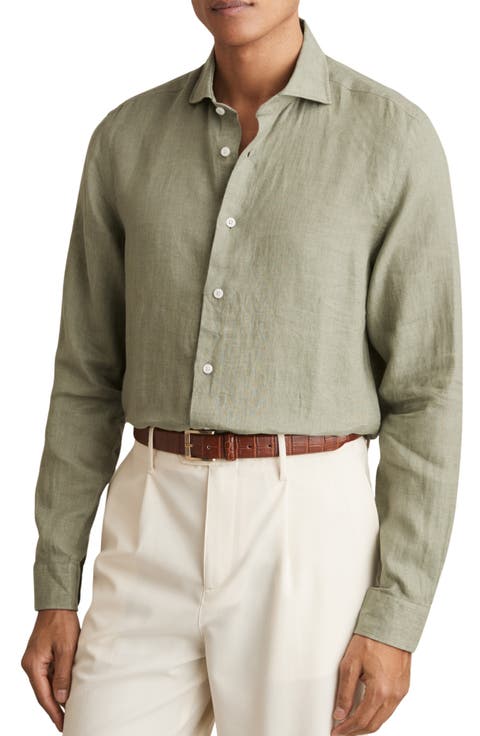 Ruban Linen Button-Up Shirt