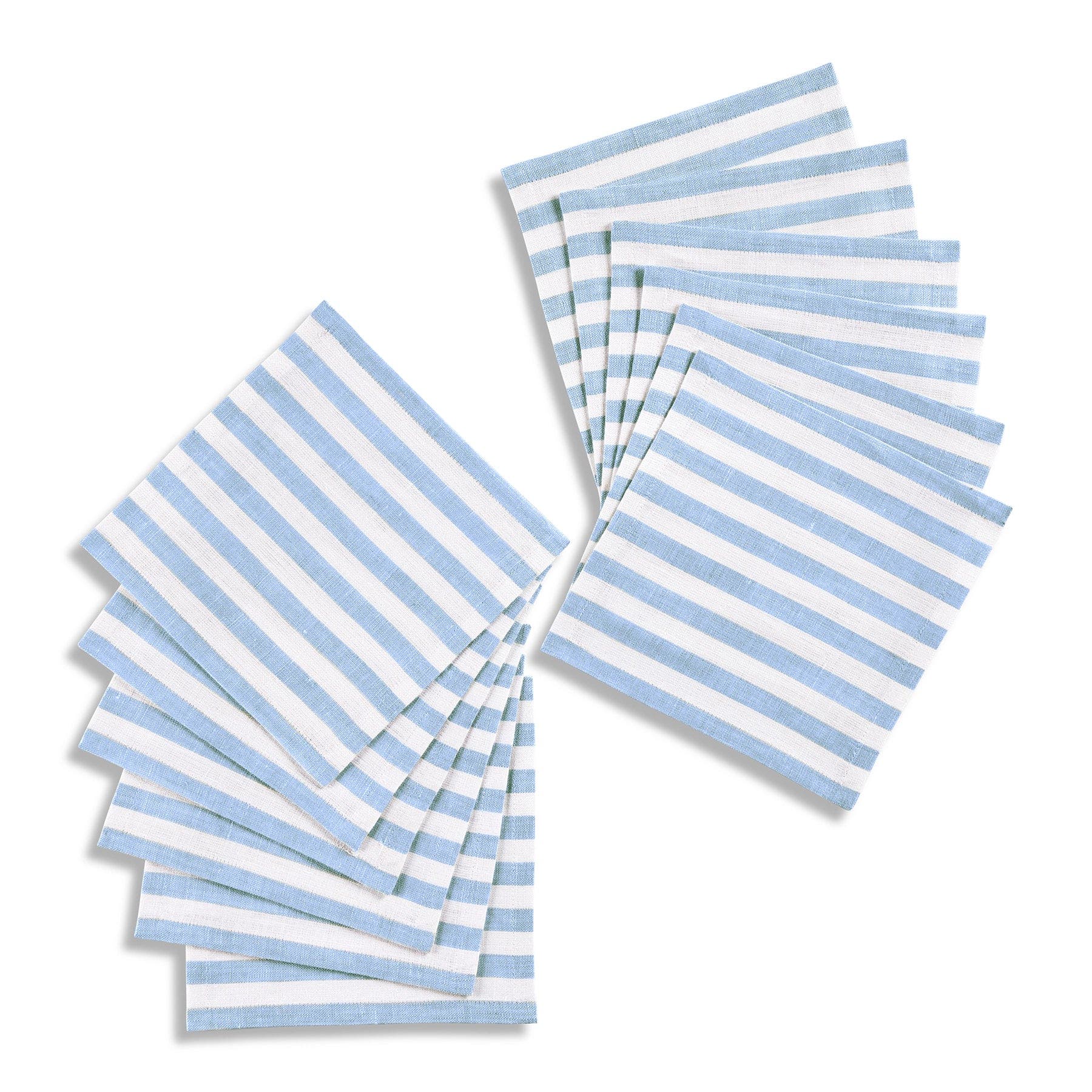 Sky Blue and White