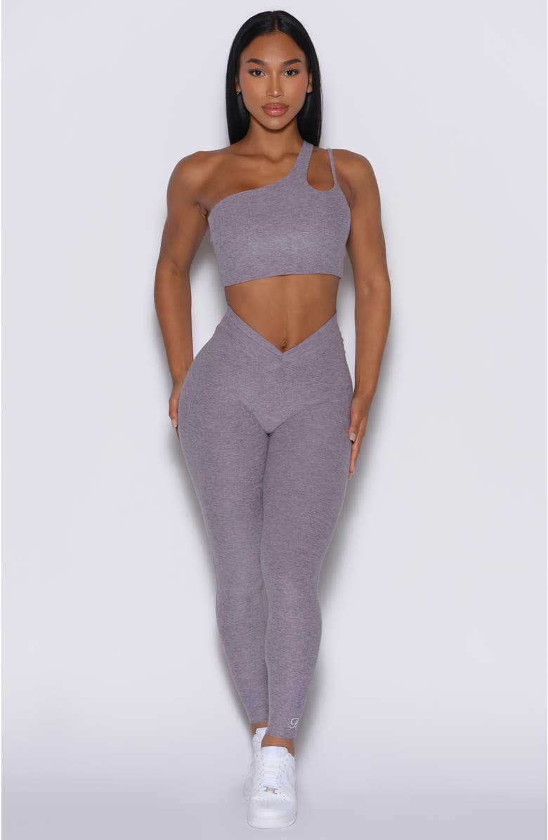 Bombshell Sportswear V Active Leggings, Alternate, color, Lilac Grey