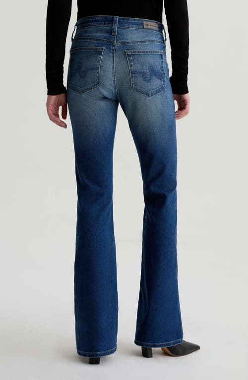 Ag Farrah Mid Rise Bootcut Jeans In Blue