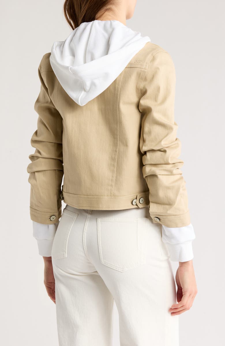 Cinq à Sept Jess Hoodie Trucker Jacket, Alternate, color,