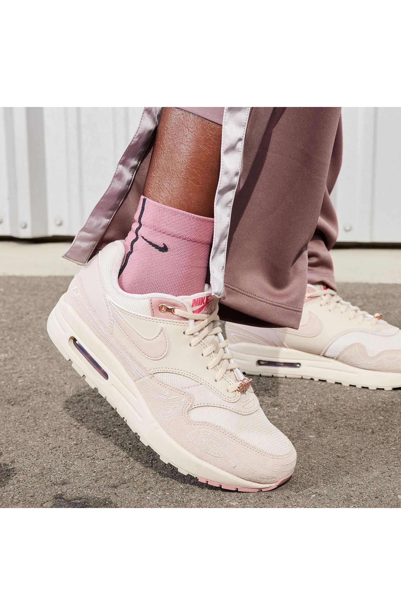 Nike x Serena Williams Design Air Max 1 Sneaker, Alternate, color, 