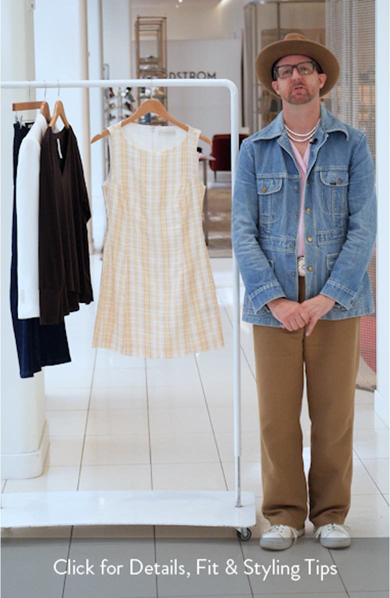 Lydie Linen Minidress, sales video thumbnail