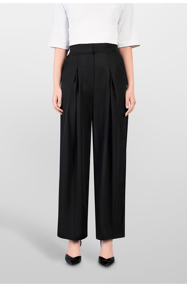 LAURA APARICIO Palazzo Pants, Main, color, Black