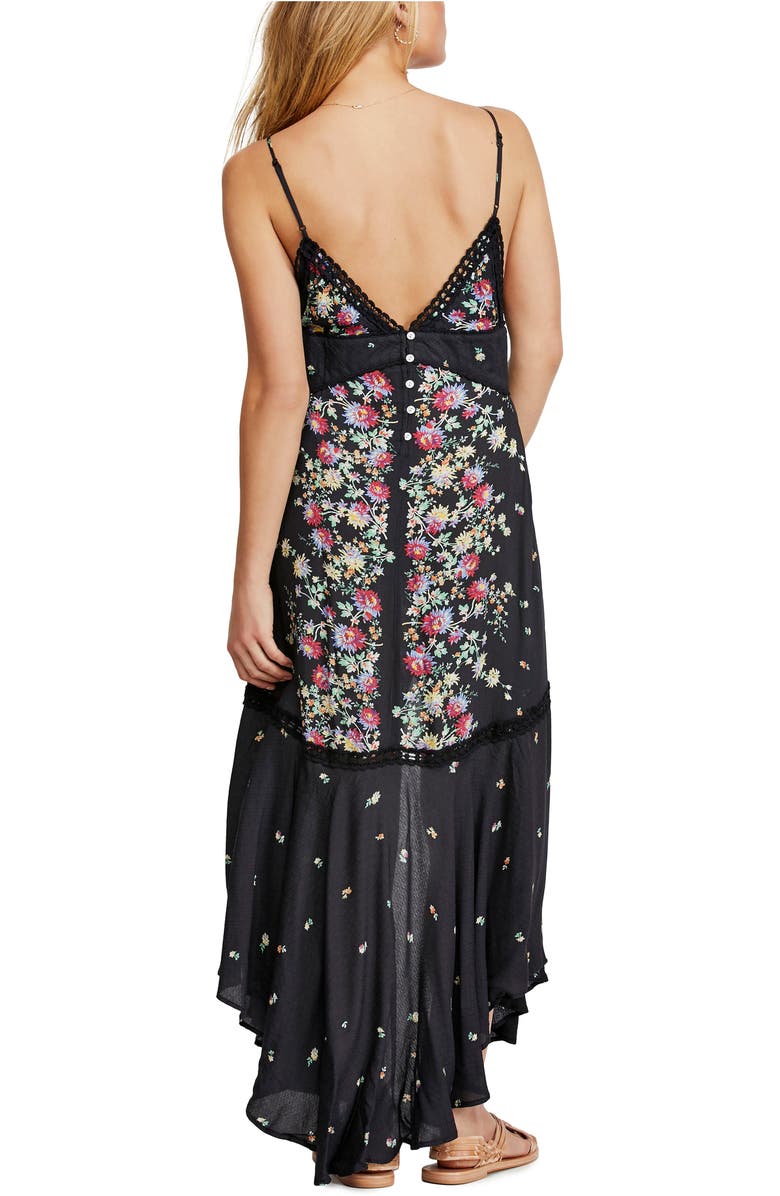 Free People Paradise Floral Print Maxi Dress, Alternate, color, 