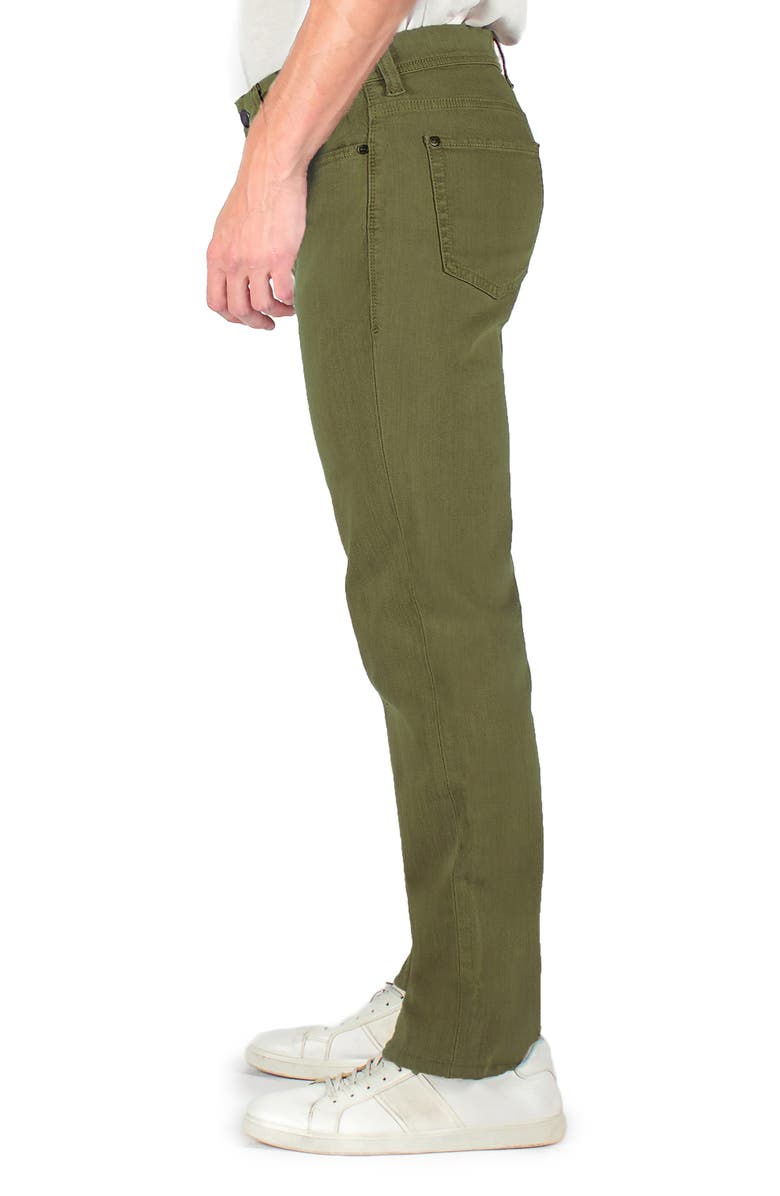 Fidelity Denim Jimmy Slim Straight Leg Jeans, Alternate, color, Army Green