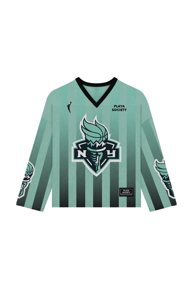 Unisex Playa Society  Mint New York Liberty Hockey Fashion Jersey, Alternate, color, Mint