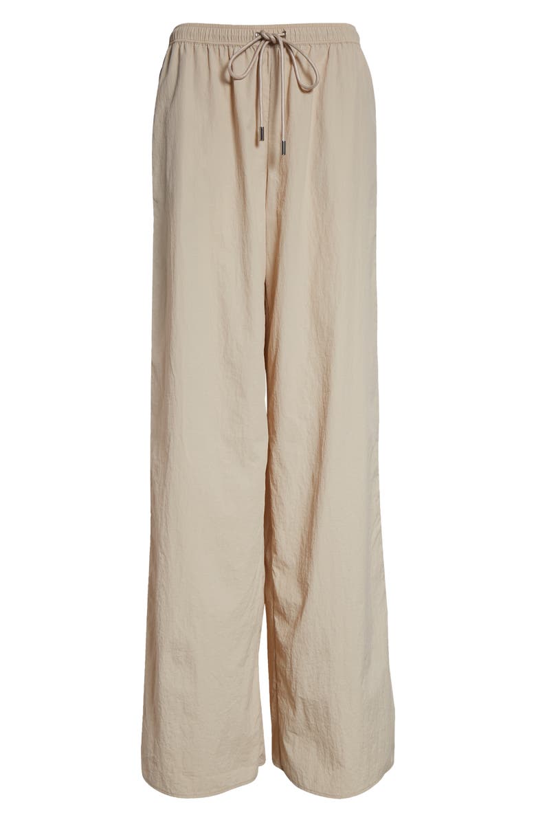 L'AGENCE Valkyrie Snap Accent Drawstring Waist Pants, Alternate, color, Cement