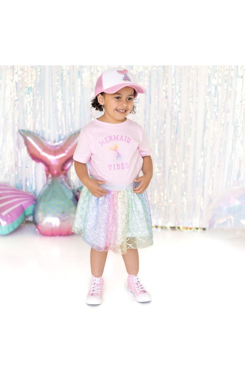 Sweet Wink Rainbow Mermaid Tutu, Alternate, color, Multicolor
