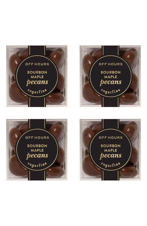 Off Hours Set of 4 Bourbon Maple Pecan Candy Cubes