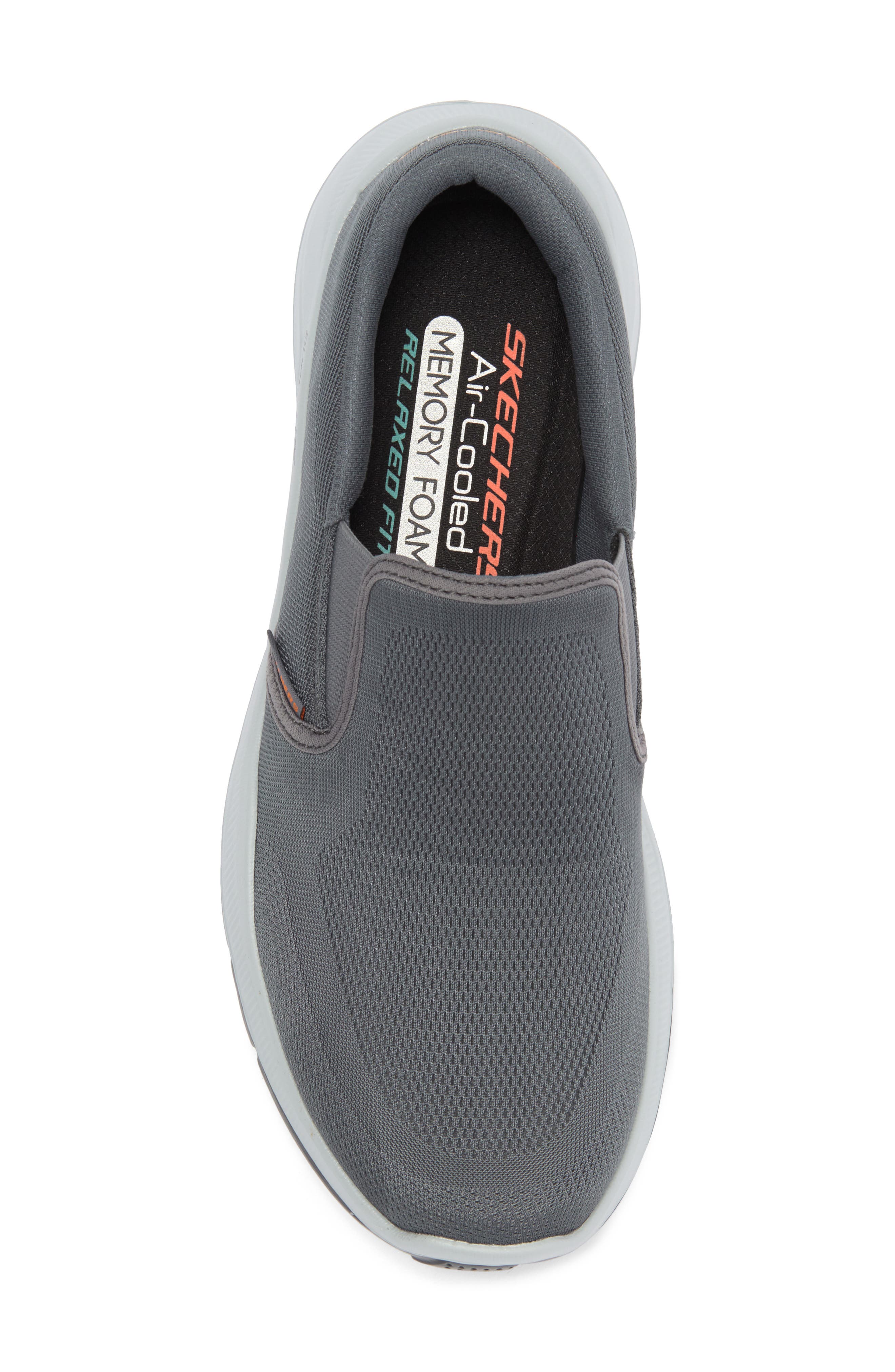 SKECHERS Equalizer 5.0 Slip-On Sneaker, Alternate, color, Charcoal