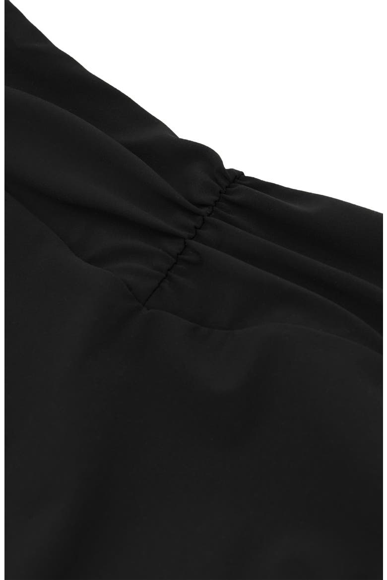 Maisie High Waist Bikini Bottoms, Alternate, color, BLACK