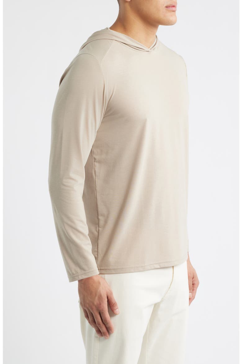 The Seabreeze Performance Pullover Hoodie, Alternate, color, SAND